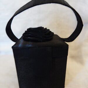 Beverly Hills Bag Lady Box Bag - Top Handle- Mirror Inside